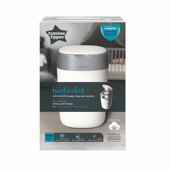 Tommee Tippee Sangenic T&C koš za plenice bel, 1 koš