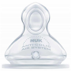 Slika Nuk First Choice Anti Colic silikonski cucelj - različne velikosti, 2 cucelja