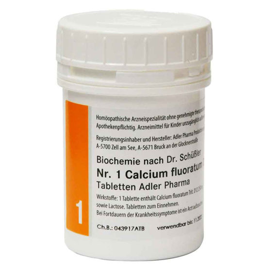 Schüsslerjeva sol št. 1 - Calcium fluoratum D12, 400 ali 1000 tablet