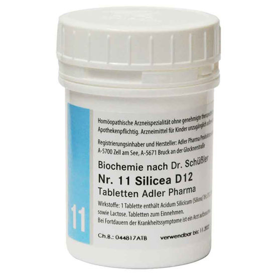 Schüsslerjeva sol št. 11 Silicea (Acidum silicicum) D12, 400 ali 1000 tablet