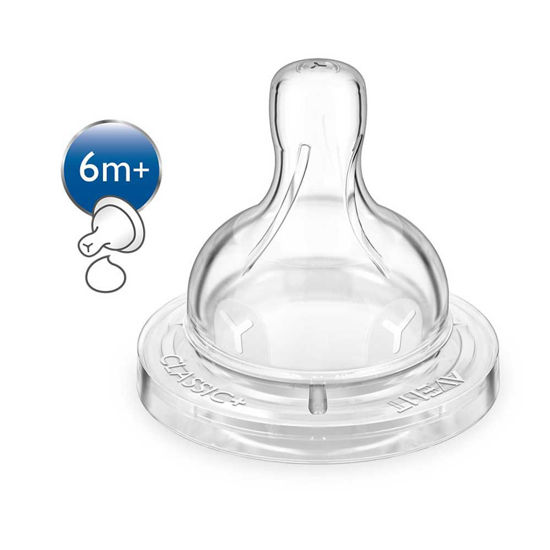 Avent Anti-Colic 6m+ cucelj silikon - različne variante, 2 cuclja