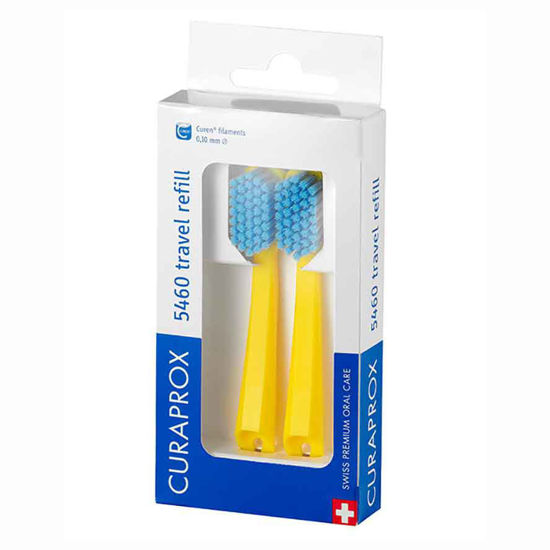 Curaprox CS 5460 Travel Refill Duo, različne barve, 1 set