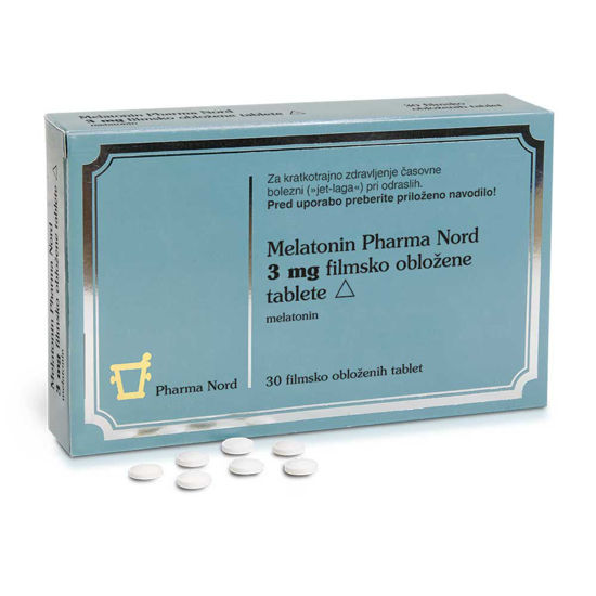 Melatonin Pharma Nord 3 mg, 30 filmsko obloženih tablet