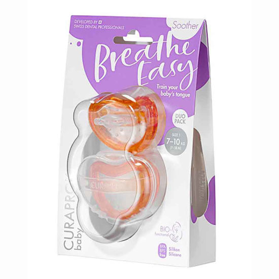 Curaprox Breathe Easy duda, različne velikosti, različne barve, 1 duda ali 2 dudi