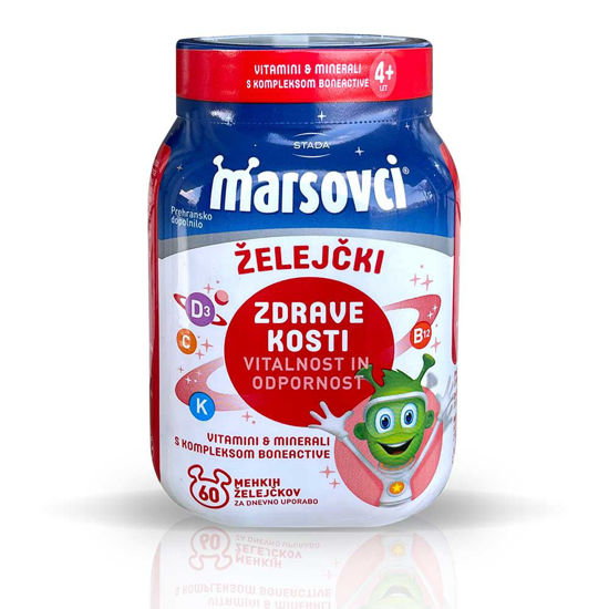 Marsovci želejčki s kompleksom BoneActive, 60 želejčkov