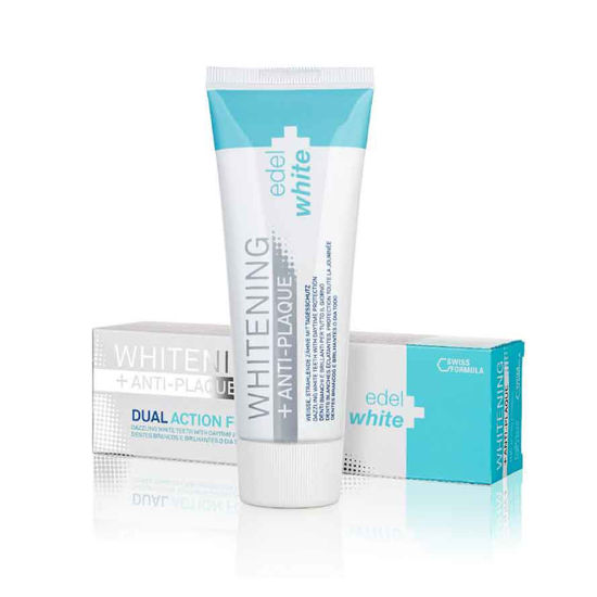 Edel+White Anti-Plaque + Whitening zobna pasta, 75 mL
