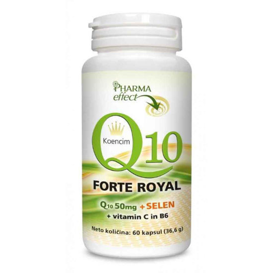 Pharma Effect Forte Royal koencim Q10 selen, vitamin C in B6, 60 kapsul