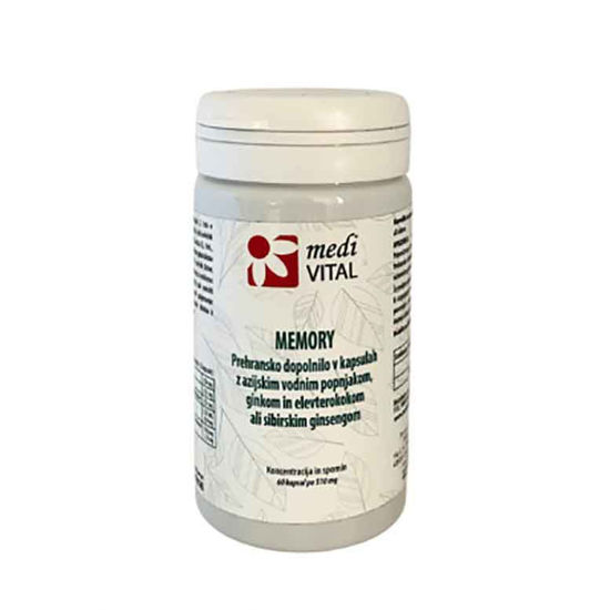 MediVital MEMORY prehransko dopolnilo, 60 kapsul