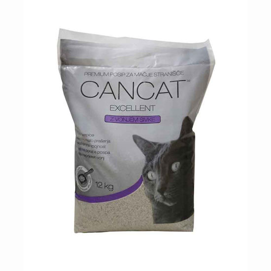 Cancat Excellent mačji posip - sivka ali babypowder, 12 kg