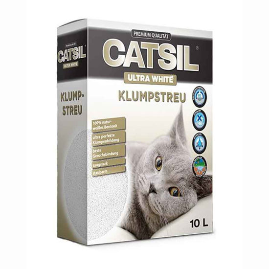 Catsil Ultra White Box mačji pesek, 10 L