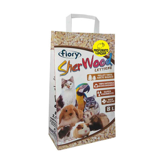 Fiory Sherwood lesni peleti z vonjem limone, 8 L