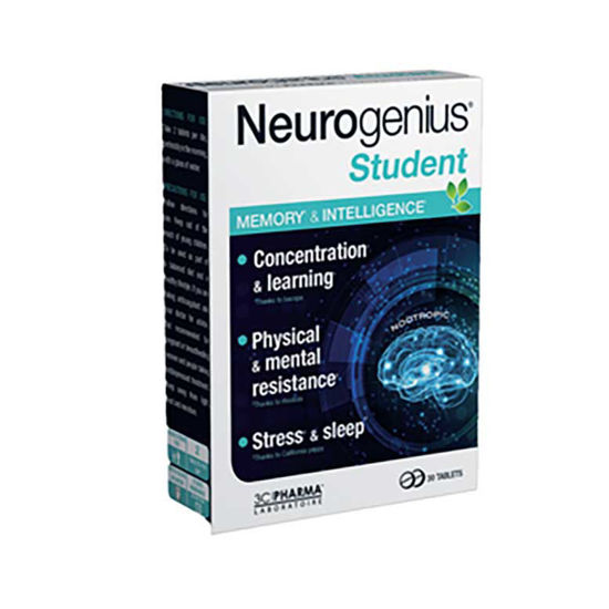 Neurogenius Student - spomin in koncentracija, 30 tablet