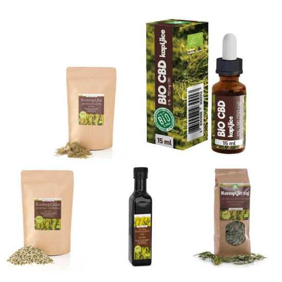 EkoKor bio CBD paket ali bio CBD paket »veliki«, 1 set