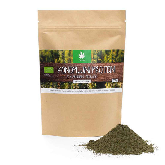 EkoKor ekološki konopljini proteini z vlakninami, 500 g