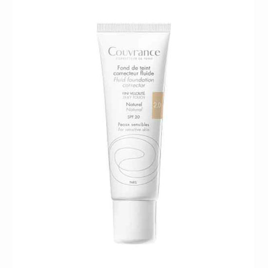 Avene Couvrance korektivni tekoči puder - odtenek 02/naturel (natur), 30 mL