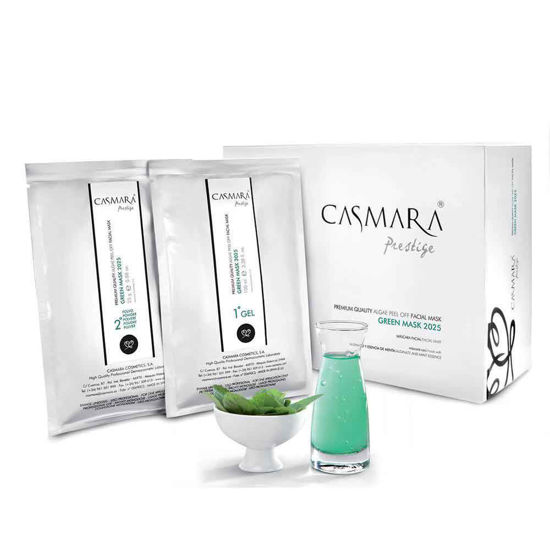 Casmara Green Peel-Off maska, 25 g prahu in 100 mL gela