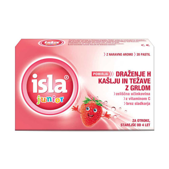 Isla Junior pastile za otroke, 20 ali 50 pastil