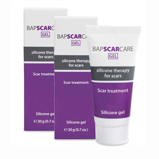 BAPSCARCARE silikonski gel z dodanim vitaminom E, 2x20 g (DUO pack)