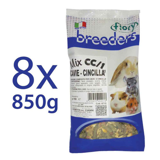 Fiory Breeders Mix za činčile in morske prašičke, 6.8 kg