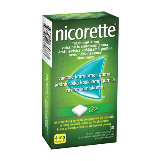Nicorette freshmint, 30 žvečilnih gumijev