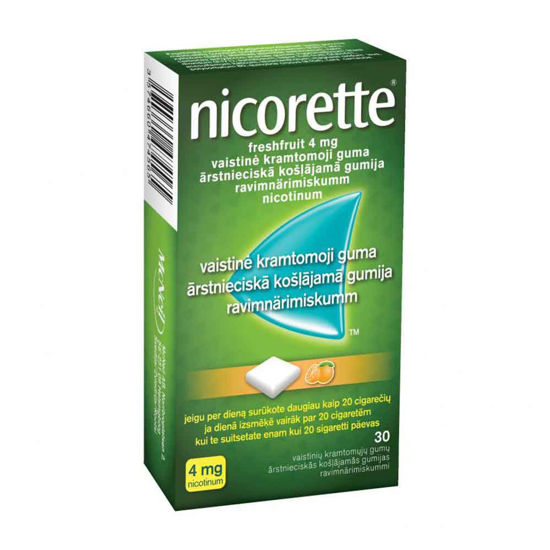 Nicorette freshfruit, 30 žvečilnih gumijev