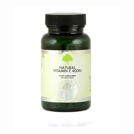 G&G Vitamins naraven vitamin E 400 IU, 90 ali 120 kapsul