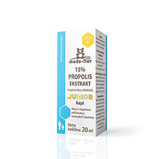 Medo-flor Propolis ekstrakt 15 % junior kapljice, 20 mL