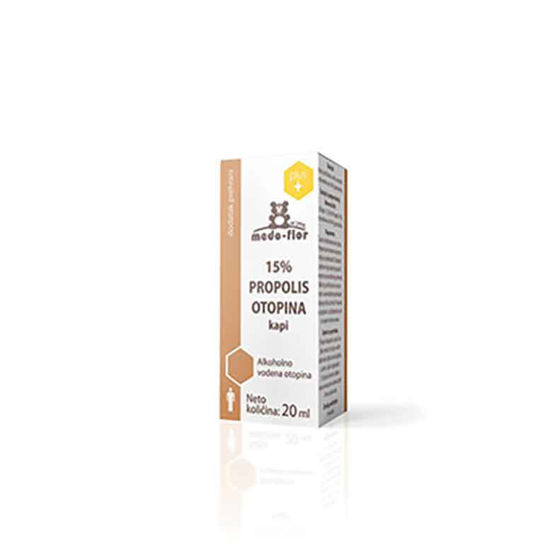 Medo-flor Propolis 15 % kapljice, 20 mL