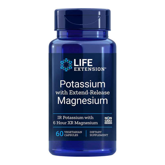 Life Extension Kalij z magnezijem s podaljšanim sproščanjem, 60 kapsul