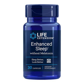 Slika Life Extension okrepljen spanec brez melatonina, 30 kapsul