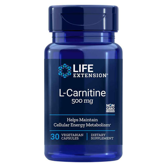 Life Extension L-karnitin 500 mg, 30 kapsul