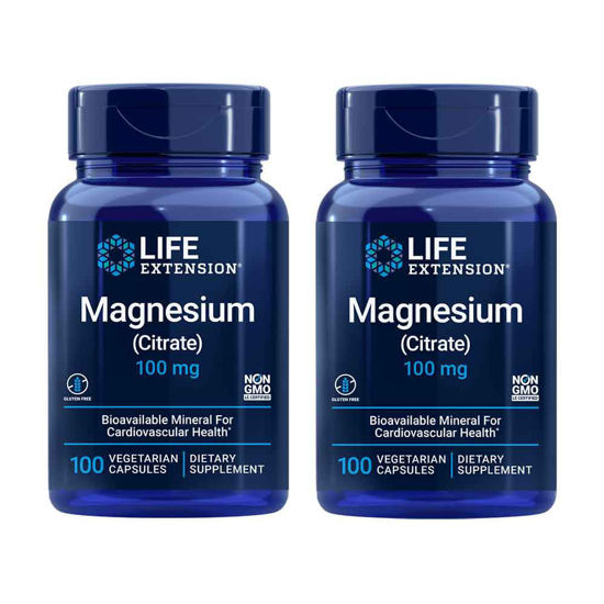 Life Extension Magnezij citrat, 2x100 kapsul (DUO PAKET)