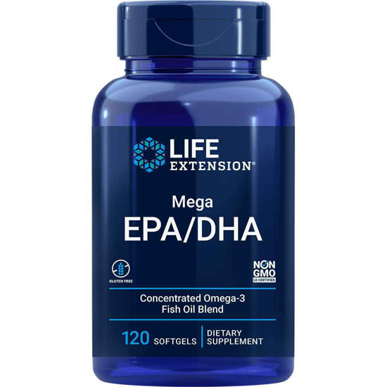 Life Extension Mega EPK/DHK, 120 mehkih kapsul