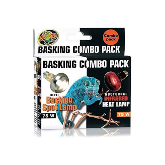 Zoo Med Basking paket žarnic noč & dan 75W/60W, 1 set