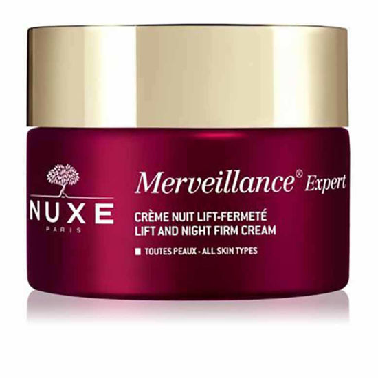 Nuxe Merveillance Lift nočna regeneracijska krema za glajenje vidnih gub, 50 mL