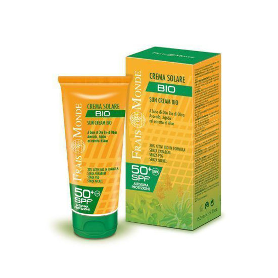 Frais Monde krema za zaščito pred soncem z bio olivnim oljem SPF 50+, 150 mL