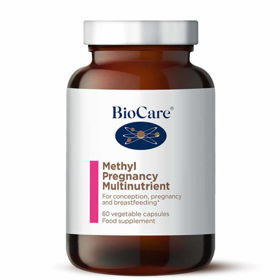 Slika BioCare Methyl Pregnancy Multinutrient za obdobje nosečnosti, 60 kapsul