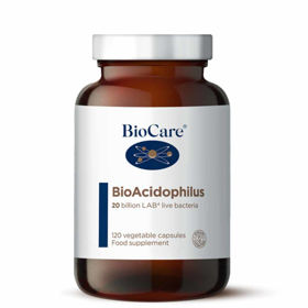 Slika BioCare BioAcidophilus Forte prehransko dopolnilo, 30 kapsul