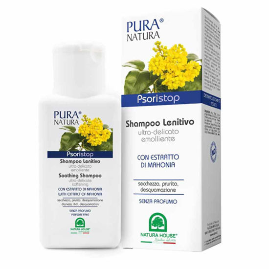 Psoristop Pura Natura pomirjujoč šampon za lase, 250 mL