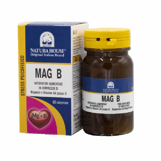 MAG B prehransko dopolnilo z magnezijem in B vitamini, 60 tablet