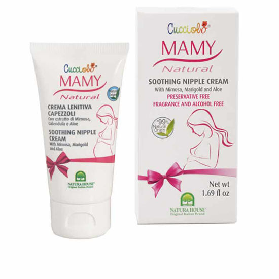 Mamy Natural krema za nego bradavic v obdobju nosečnosti in dojenja, 50 mL
