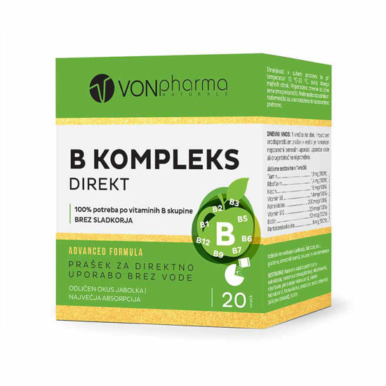 VONpharma B kompleks DIREKT v prahu, 20 vrečk