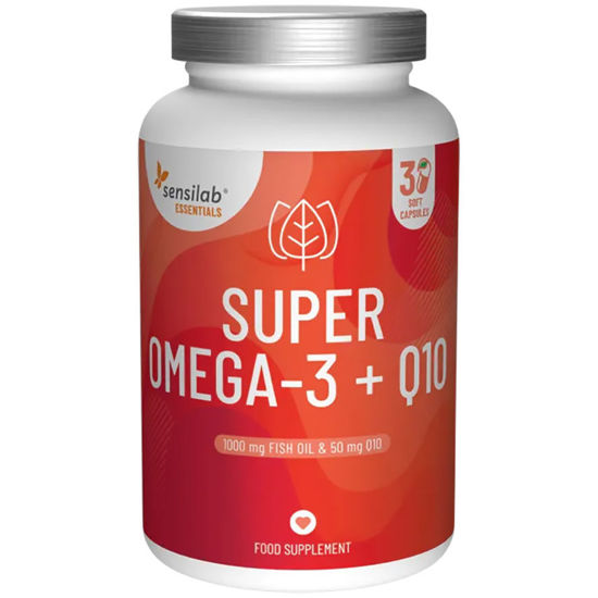 Sensilab Essentials Super Omega 3 + Q10, 30 kapsul