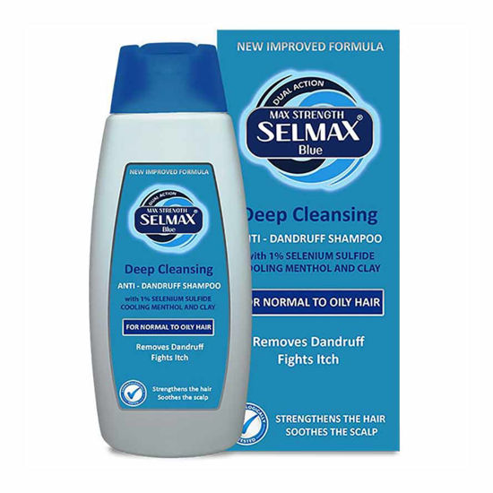 SELMAX Blue Dual Action šampon proti prhljaju - globinsko čiščenje, 200 mL
