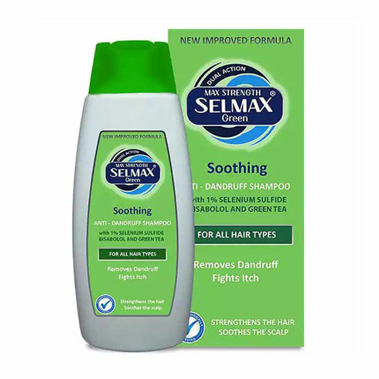 SELMAX Green Dual Action pomirjujoč šampon proti prhljaju, 200 mL