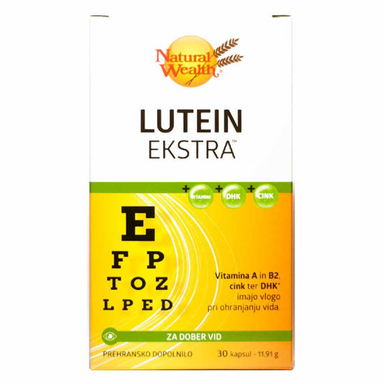 Natural Wealth lutein Ekstra, 30 kapsul