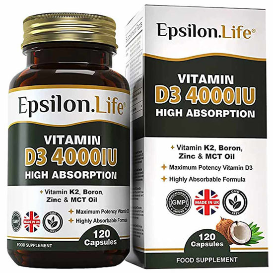Epsilon Life Vitamin, D3 4000 IU
