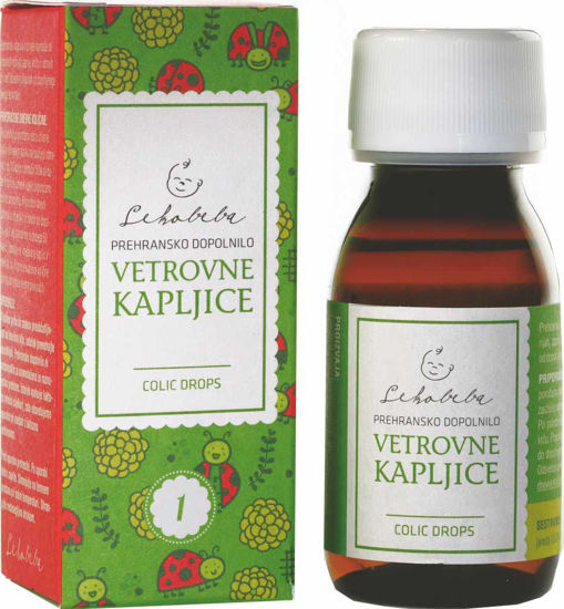 Lekobeba vetrovne kapljice, 70 g