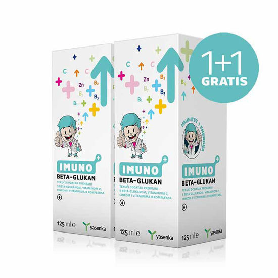 Yasenka Imuno Beta Glukan Junior, 125 mL (1+1 GRATIS)