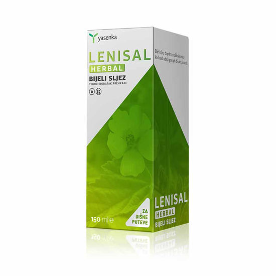 Yasenka Lenisal Herbal navadni slez sirup, 150 mL
